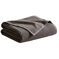 Pemitex Beach towel 3D stripe, dark grey 100 × 160 cm - Bath Towel