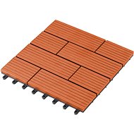 G21 WPC tile SAMOA, cherry 2,3 x 30 x 30 cm - WPC Tiles