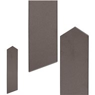 Fence Plank G21 1.3m Ebony Matt WPC - WPC Picket