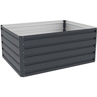 G21 raised garden bed DAISY, sheet metal, anthracite 120 x 90 x 52 cm - Raised Garden Bed