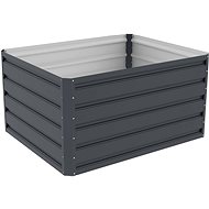 G21 raised garden bed DAISY, sheet metal, anthracite 100 x 80 x 52 cm - Raised Garden Bed