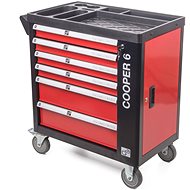G21 Cooper 6 Workshop trolley black - Tool trolley