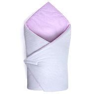 Maceshka Wrap basic polka dot in pink, grey - Swaddle Blanket