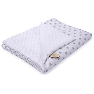Maceshka Blanket Minky Grey Stars - Blanket