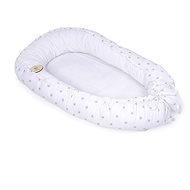 Maceshka Reversible Nest Basic Grey Stars in White - Baby Nest