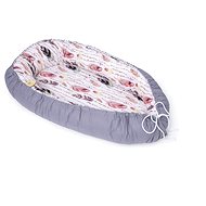 Maceshka Reversible Nest Feathers Print - Baby Nest