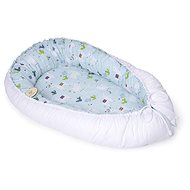 Maceshka Reversible Nest Print llama, Mint - Baby Nest