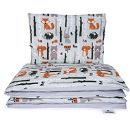 Maceshka Linen included Basic print Animals in the forest/gray - Children's Bedding