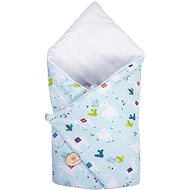 Maceshka Swaddle Blanket, Print Lama Mint - Swaddle Blanket