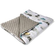 Maceshka Blanket Minky Print Teddy Bear with Clouds - Blanket