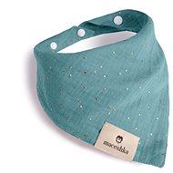 Maceshka Nature single drool with gold dot Eucalyptus - Bib