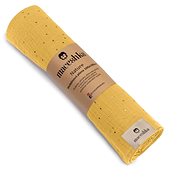 Maceshka Nature Muslin Nappies with Gold Dot Mimosa - Cloth Nappies