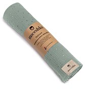 Maceshka Nature Muslin Nappies with Gold Polka Dot Khaki - Cloth Nappies