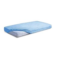 Maceshka Sheet terry 140x70cm light blue - Bedsheet