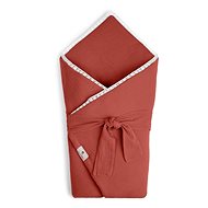 Maceshka Muslin wrap with decorative edge tomette, lace - Swaddle Blanket