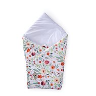 Maceshka Swaddle Blanket Cotton Botanic, White - Swaddle Blanket