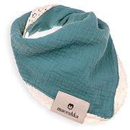 Maceshka Nature single bib with decorative edge Eucalyptus, lace - Bib