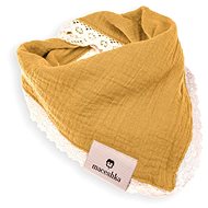 Maceshka Drool Nature simple with decorative edge Mimosa, lace - Bib