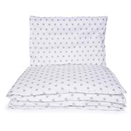 Maceshka Linen included Basic Grey stars in white - Bed Linen