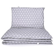 Maceshka Linen included Basic White stars in grey - Bed Linen