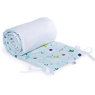 Maceshka Crib Bumper, Print, Lama Mint - Crib Bumper