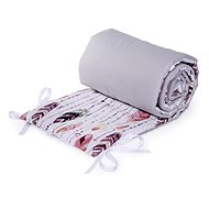 Maceshka Crib Bumper, Print, Feathers - Crib Bumper