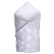 Maceshka Basic White, White polka dot - Swaddle Blanket