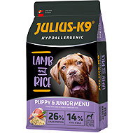 JULIUS K-9 Puppy & Junior Hypoallergenic Lamb & Rice 12kg - Dog Kibble