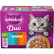 WHISKAS Duo Land & Sea Selection in Jelly 12×85g - Cat Food Pouch