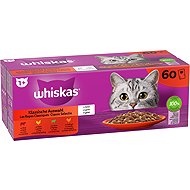 WHISKAS Core Classic Selection in Gravy 60× 85g - Cat Food Pouch
