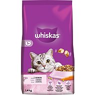 Whiskas Dry Cat Food with Salmon for Adult Cats 1.4kg - Cat Kibble