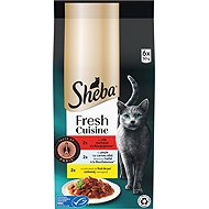 Sheba Fresh Cuisine Taste of Paris Wet Food for Adult Cats Mixed Selection in Gravy 6×50g - Cat Food Pouch