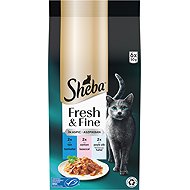 Sheba Fresh & Fine Wet Food for Adult Cats with Tuna and Salmon in Aspic 6×50g - Cat Food Pouch