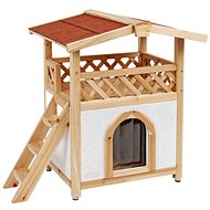 Kerbl Insulated cat house Tyrol Alpin, 88 × 57 × 77 cm - Pet Bed