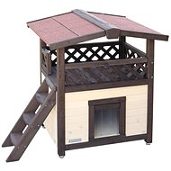 Kerbl Insulated cat house 4-Season Deluxe, 88 × 57 × 77 cm - Pet Bed