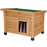 Kerbl Wooden cat house Rustica, 57 × 45 × 43 cm - Pet Bed