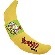 YEOWWW Banana stuffed with bio shanta 17,5 cm - Cat Toy