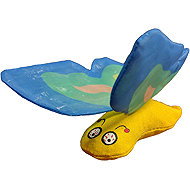 YEOWWW Butterfly stuffed with bio shanta - blue - Cat Toy