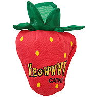 YEOWWW Strawberry stuffed with organic shanta - red - Cat Toy
