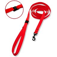 PafDog® Sliding adjustable leash 2 m, red - Leash