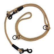 PafDog Switchable adjustable leash 10 mm, 5 m, beige - Leash