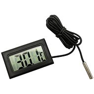 CEN Elektronický teploměr se sondou a LCD displejem, černý - Terrarium Equipment