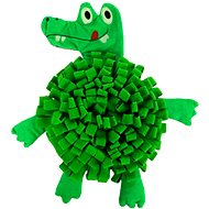 Flamingo Sniffing rug in the shape of a crocodile 37 cm, with anti-slip - Snuffle Mat