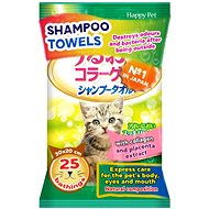 Japan Premium Shampoo towels for bathing without water, with skin allergy prevention, 25 pcs - Cat Shampoo