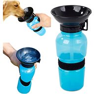 Verk Travel bottle for dogs with bowl - 0,5 l - Travel Bottle for Cats and Dogs