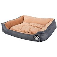 Verk Comfortable dog bed 70 × 58 cm, beige-grey - Pet Bed