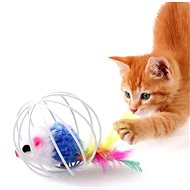 Hurtnet Movable cat toy 6,5 cm - Mouse in a cage - Cat Toy