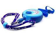 Pocket leash for small dogs 3 m, blue - Leash
