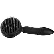 Verk 19449 Self-cleaning brush for dogs and cats, black - Dog Brush