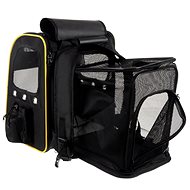 Purlov 23185 Transport backpack for dogs and cats, black - Dog Carrier Backpack